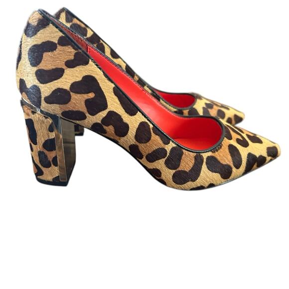 Alfani Step N' Flex Jensonn Block-Heel Pumps Haircalf Leopard Print NEW Size 5 - Picture 4 of 8